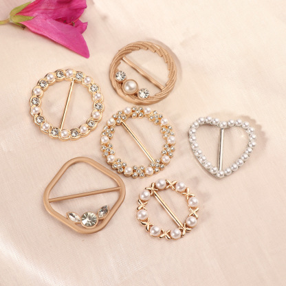 多功能絲巾·衣角打結裝飾扣