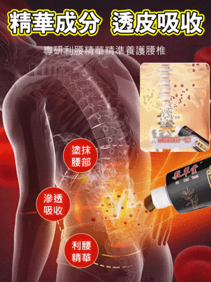 李時珍生物薬葉筋骨康型小黑管凝膠