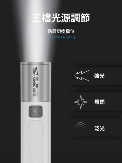戶外伸縮變焦手電筒