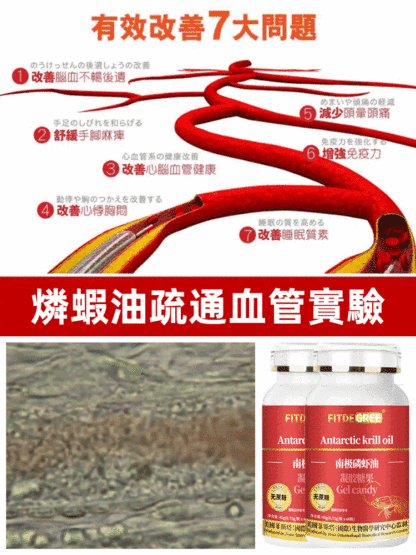 降低血壓血脂南極磷蝦油