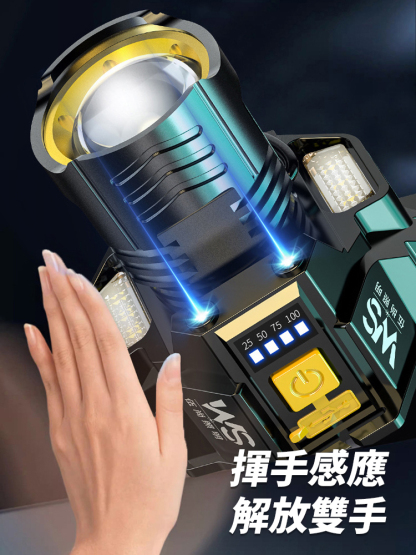 德國遠近雙光源變焦感應頭燈