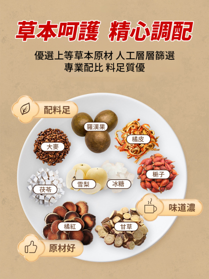 【護喉專家】止咳橘紅雪梨茶