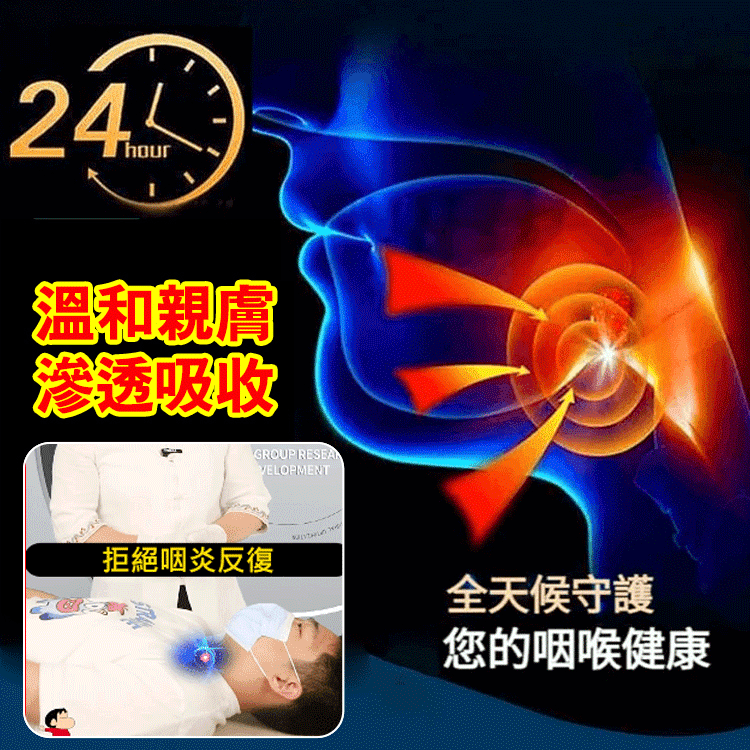 【拒絕咽喉炎反覆】李時珍咽扁凝膠