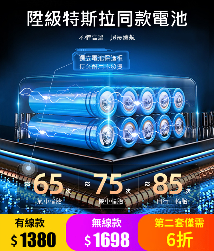 【德國高壓雙泵】超靜音智慧充氣泵