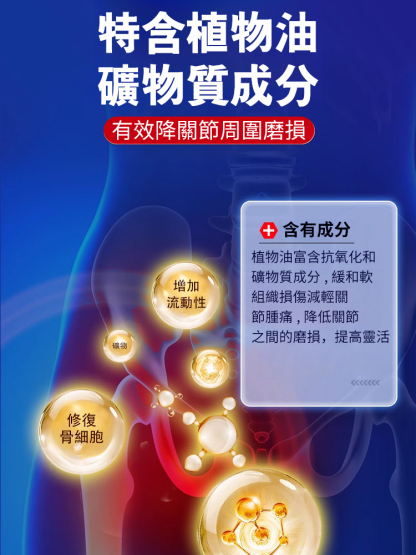 李時珍生物薬葉筋骨康型小黑管凝膠