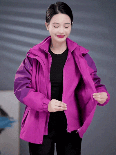三合一可拆卸加絨加厚衝鋒衣
