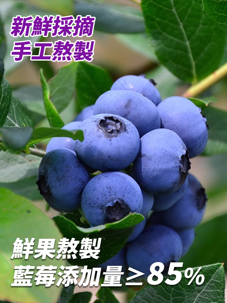 藍莓鮮果熬製100%葉黃素酯藍莓糕