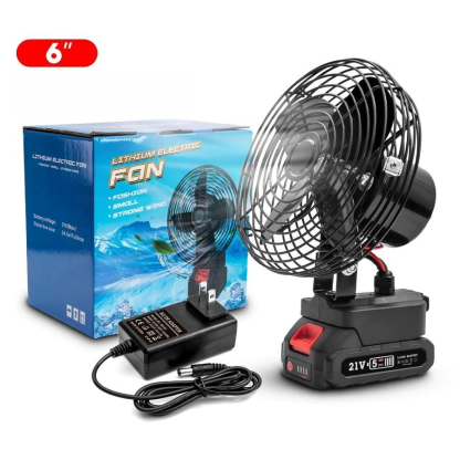 【超長續航】免佈線鋰電池風扇