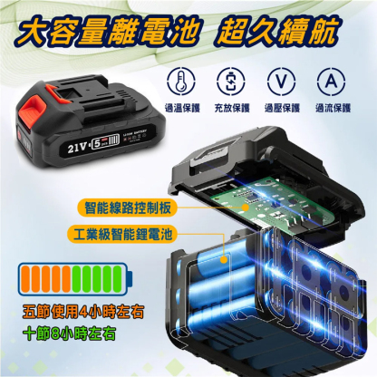 【超長續航】免佈線鋰電池風扇