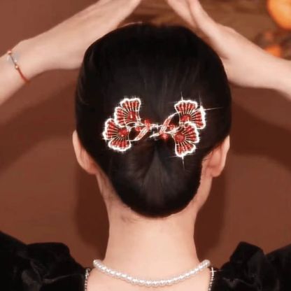 【孔雀開屏】天使之翼輕奢優雅盤髮器