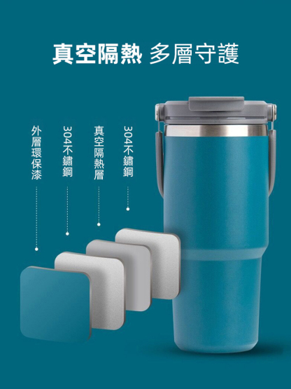 大容量手提雙飲冰杯