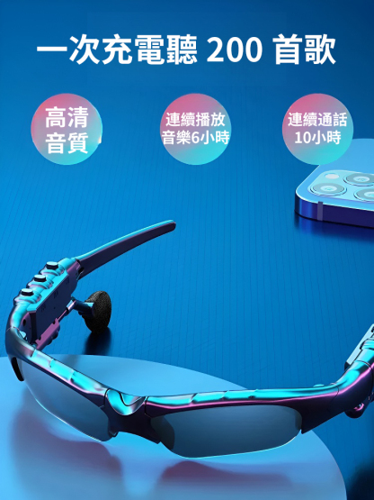 【新科技】智慧偏光眼鏡耳機