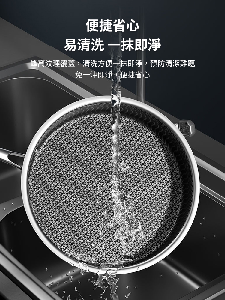 不鏽鋼煎鍋煎雞蛋牛排鍋