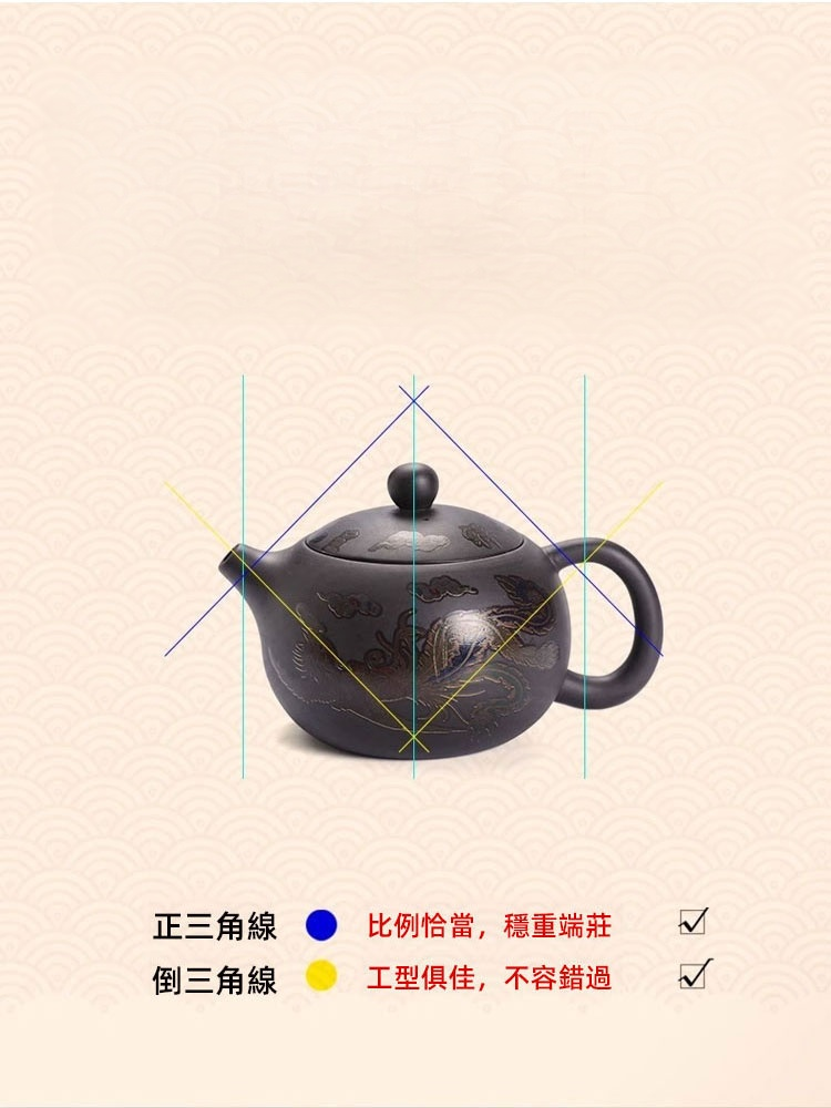 【遇熱變色】龍鳳呈祥紫砂壺