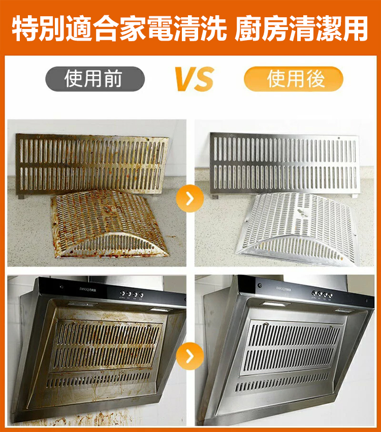 越髒越好用多功能廚房油污淨清潔劑