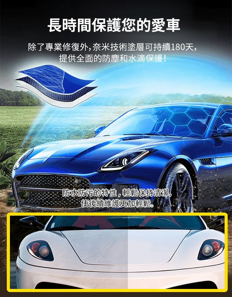 汽車刮痕修復蠟海綿擦套裝