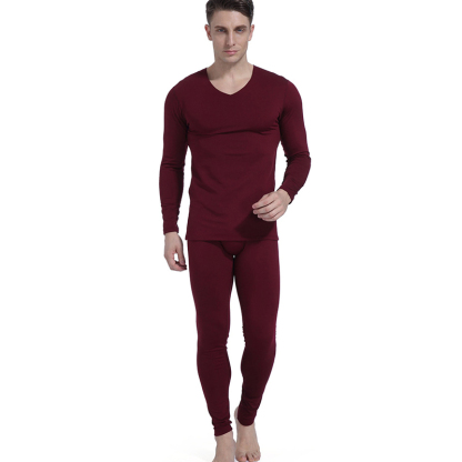 男士無痕保暖內衣套裝