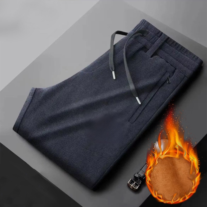 綿羊毛男士寬鬆直筒褲