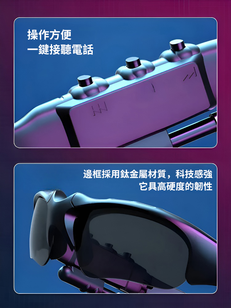 【新科技】智慧偏光眼鏡耳機