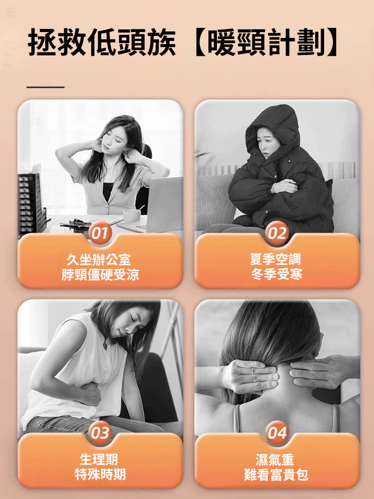【頸椎病剋星】升級暖兜德絨護頸