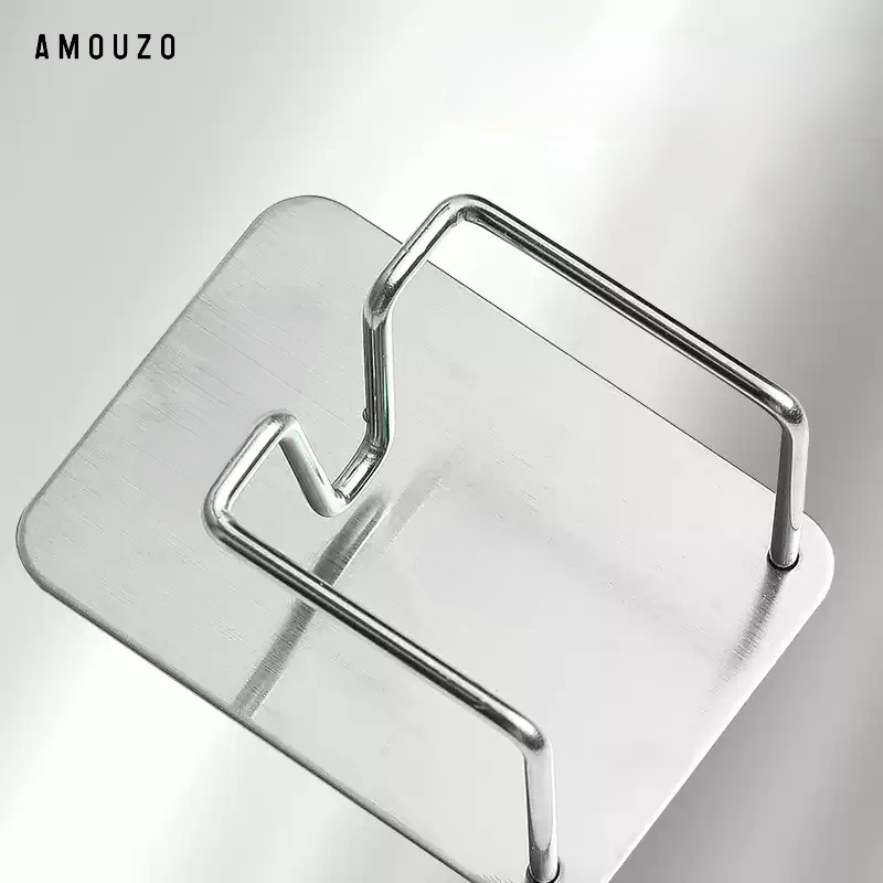 304不鏽鋼掛牙刷架上牆免打孔置物架