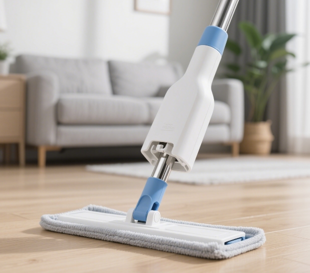 鋁合金免手洗乾濕兩用平板拖把