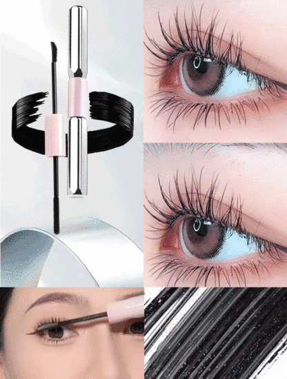 VIPABC新款槓鈴雙頭睫毛膏防水纖長捲翹不暈染濃密自然