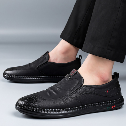 爆款男士商務休閒軟底皮鞋