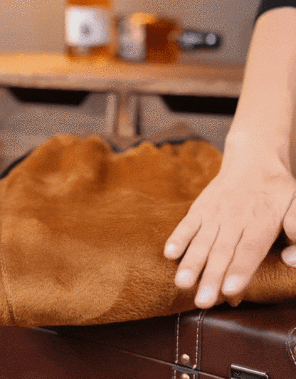 綿羊毛男士寬鬆直筒褲