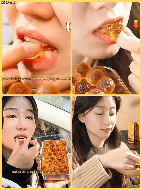 【免沖泡】爆漿慈梨潤喉潤肺軟糖