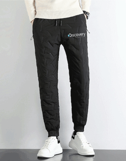 加絨加厚羊羔絨防水衛褲