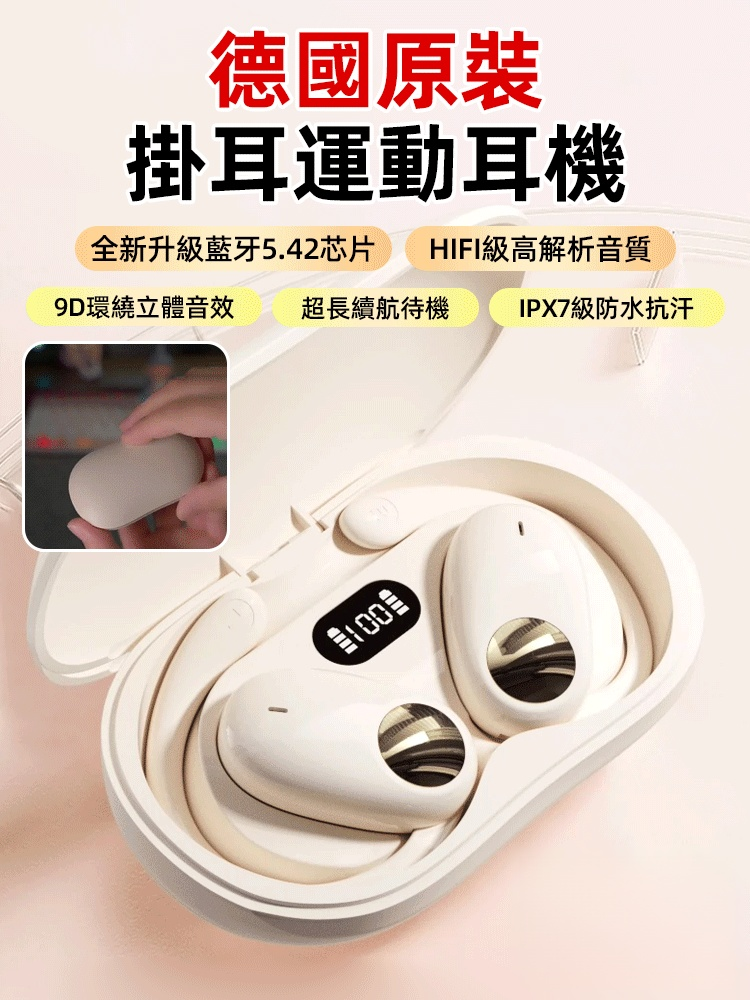 180°旋轉開放式OWS藍牙耳機