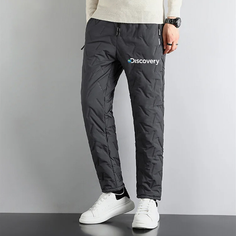 加絨加厚羊羔絨防水衛褲