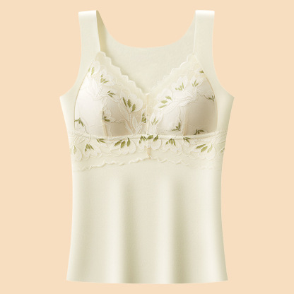 新款德絨塑胸保暖背心