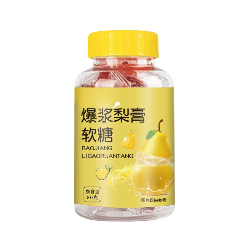 【免沖泡】爆漿慈梨潤喉潤肺軟糖