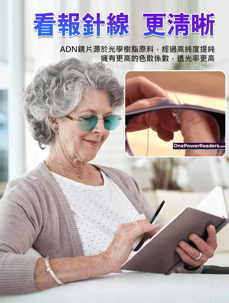 智慧變焦老花眼鏡