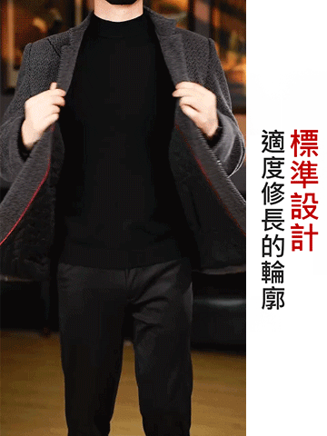 【時尚+保暖】男士加棉立領外套