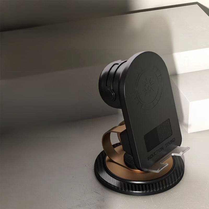 【秒變重低音】振膜自動感應音響手機支架