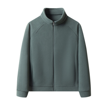 【保暖禦寒】中老年男女同款雙面搖粒絨外套