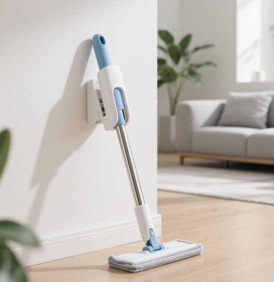 鋁合金免手洗乾濕兩用平板拖把