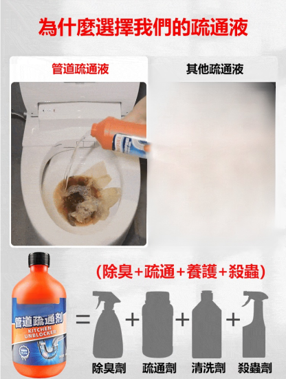 【一滴通】MOMENG沫檬管道疏通溶解劑