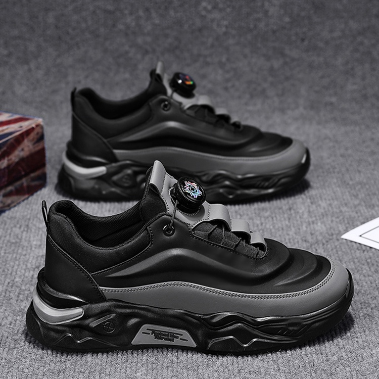 時尚百搭旋轉紐扣運動鞋