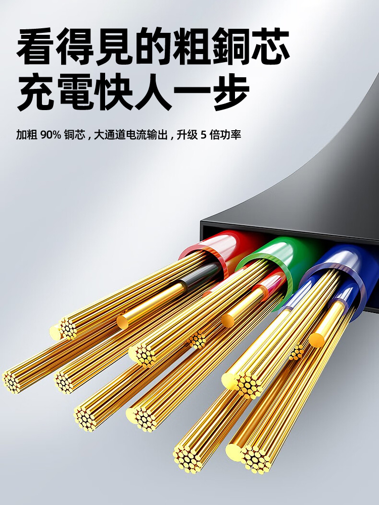 60W伸縮數據線多功能收納盒