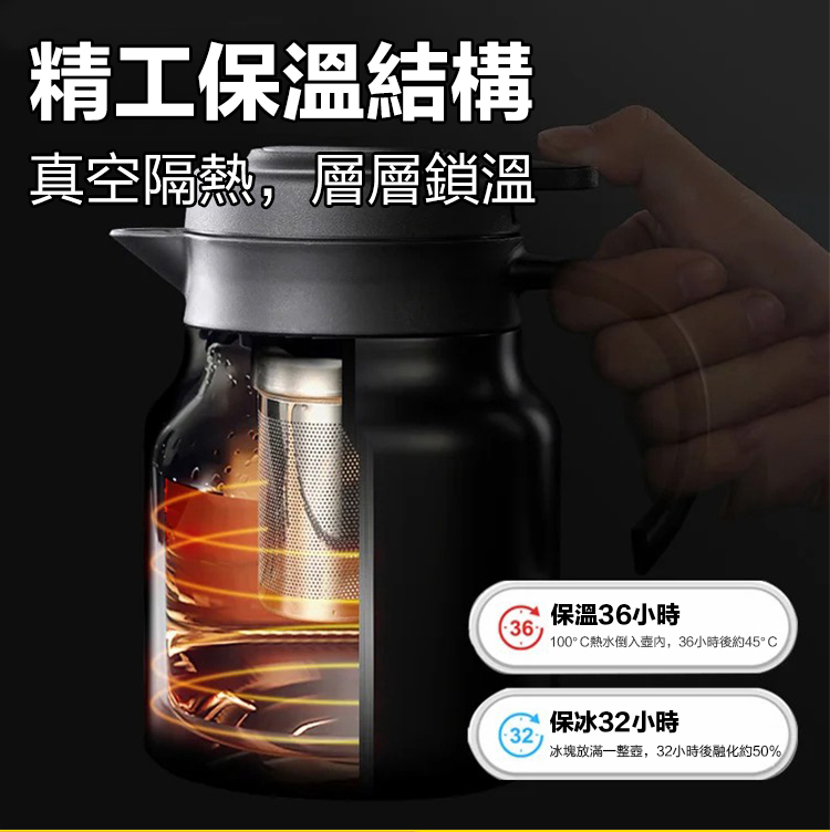 不銹鋼大容量保溫杯燜燒泡茶