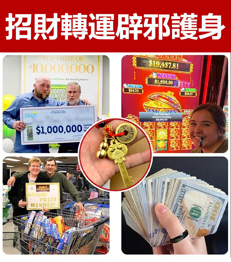 【打開財富大門的鑰匙】十二生肖金鑰匙扣