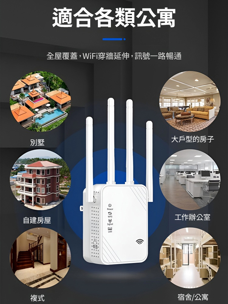 雙頻WIFI無線訊號器