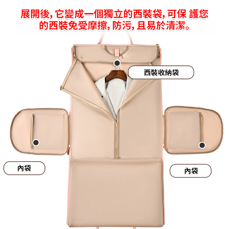 容量大免托運，旅遊出差裝行李都沒問題!