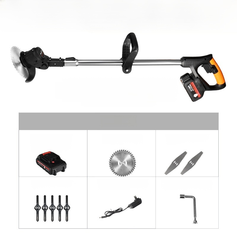 【一人秒除15畝】鋰電池割草機，一看就會用全銅馬達除草機