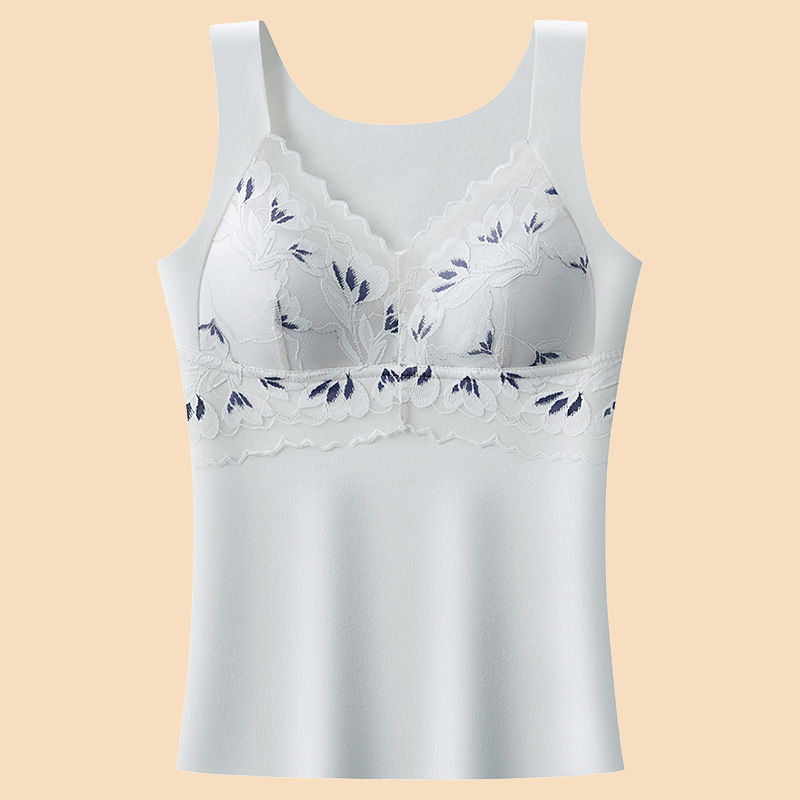 新款德絨塑胸保暖背心