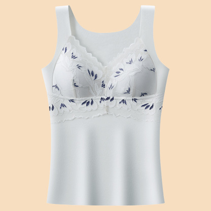 新款德絨塑胸保暖背心